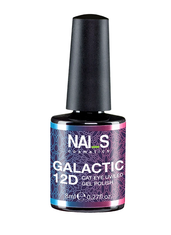 Multi-dimensional magnetic gel polish with fine, reflective chrome particles helps attain the desired result with a special magnet. Use on top of black gel polish to achieve a dramatic effect, perfect durability, and stunning result.Volume:8 ml.                   Polymerization time: LED — 30 sec, UV — 3 min...