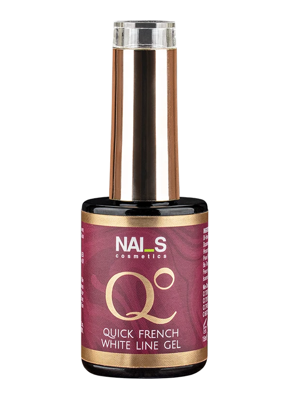 Quick French White Line - specially developed pigmented white gel polish for a perfect French manicure.* It applies evenly, does not run, does not flow. As a result, you get excellent French design nails that do not crack or yellow.* Also ideal for evenly covering the nail.Volume: 8 ml., 15 ml. Polymerization time: LED 30 sec., UV 1 min...