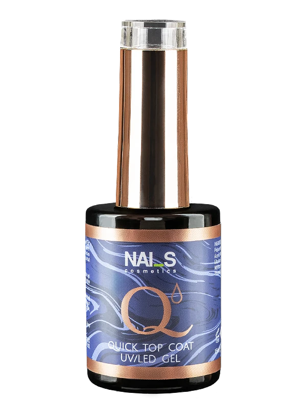 Top coat without a tacky layer.Superb shine right until the next repair. Does not yellow or crack, accentuates any shade of gel or gel polish. Perfect for French design. Protects the manicure from chipping.Suitable for smoothing techniques and for using on top of volume designs. Due to the excellent adhesion, it is possible to apply several coats. Suitable for use on top of gels and gel polishes.Volume: 8 ml; 15 ml, 100mlPolymerization time: LED — 60 sec, UV — 3 min...