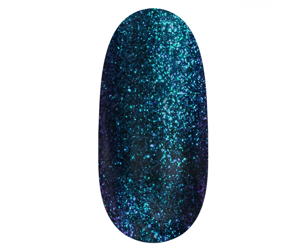 Vaivorykštinis gel-lakas. Ant juodo fono suteikia atspindžio efektą. Talpa:8 ml. Polimerizacija:LED 30 sek., UV 1 min....