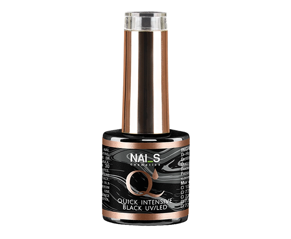 Quick Intensive Black - highly pigmented black gel polish. * Even coverage in 1 coat without streaks - thanks to the high pigmentation, the gel polish...