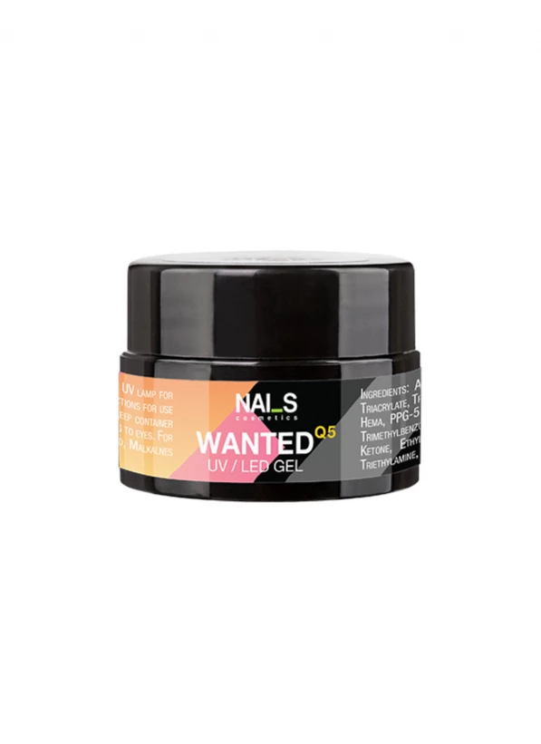 Команда специалистов NAI_S cosmetics создала гель, который давно ищет (с англ. WANTED) каждый мастер. Мечта каждого мастера - работать с качественным гелем, который легко наносится, «слушается мастера», «не горит», чрезвычайно прочен и долговечен, а также доступен в модных «нюдовых», молочных и камуфляжных оттенках.Нам удалось создать гель, который подходит как новичкам, так и выдающимся мастерам с опытом. Его тщательно разработаная консистенция позволяет легко, быстро и точно моделировать ногти...