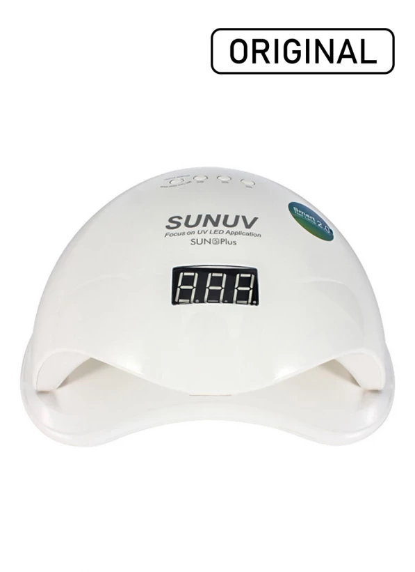 SUNUV 5 PLUS                                                                                       Material:PlasticAutomatic:YesPower Supply:ElectricBrand Name:FaceshowesModel Number:FD-94Professional UV/LED lamp.Warranty: 1 yearPower:48W, 48W with 36pcs beadsPlugs Type:EUApplication:Nail Art SalonVoltage:100-240V 50/60HZFunction:Gel Nail CuringLight source:365nm+405nmUsage:Drying LED UV Nail GelColor:WhiteTimer:30s 60s 90sProduct name:SUNUV 5 PLUSCertification:CE ROHS...