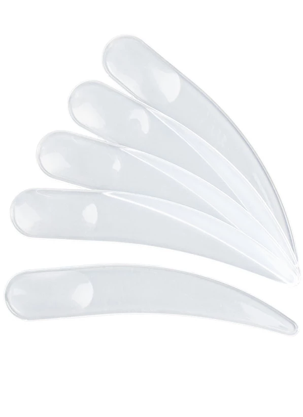 The spatula is perfect for use with NAI_S Cosmetics DUO gel, helping to easily remove the gel from the can with the help and apply it to the upper forms.5 pieces in the set. Intended for single use only....