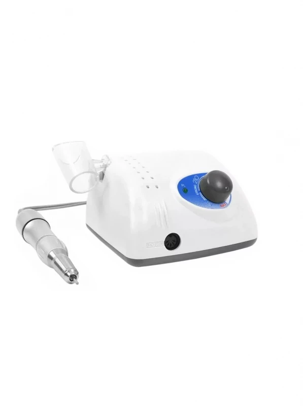 Milling cutter machine Strong 210/105L up to 40,000 rpm. Pedal without pedal – a professional device for manicure, pedicure and nail correction of the apparatus. Compact device for performing manicure, pedicure and nail procedures. The power of the micromotor is 64 W, the speed of revolutions is 35,000 rpm, there is a reverse function.A handle of small size and small weight – only 189g – is convenient to hold in any hand, and the hands do not get tired.Milling cutter dimensions – 140 X 132 X 86 ...