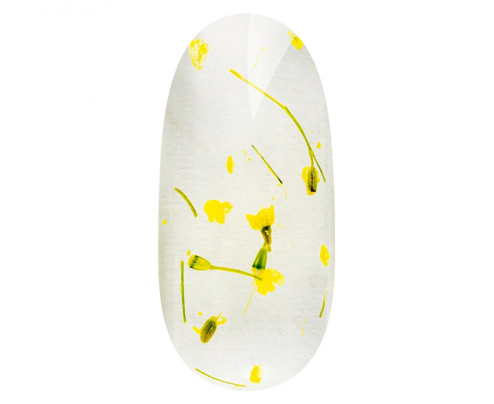 Flower design gel is a long-lasting gel with elements of dry flowers. An easy-to-lay formula, an excellent consistency that does not depart from the f...