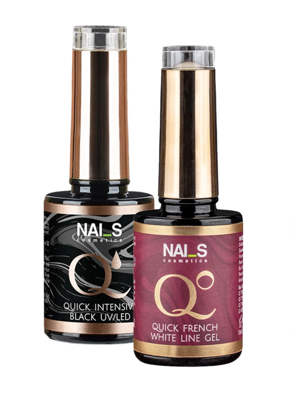The kit includes self-developed white gel polish for French manicure, with it it is very easy to create the perfect French smile line. It lays evenly, does not flow, does not flow. In the end, you get excellent French design nails that do not crack or burn. Also ideal for the smooth application of the nail andespecially pigmented black gellace. It spreads evenly, does not flow,does not form stripes. Perfect for both the entire coating of the nail,both as a basic layer of design gel polishes....