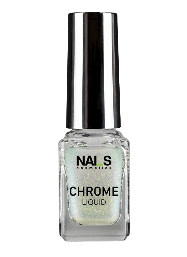 Design product for creating a bright mirror effect.USE: Shake before use. Apply the CHROME LIQUID  to the topcoat and rub it in easily. Apply BRILLIANT BOND on the perimeter of the nail plate. Cover the nail with CHROME TOP and polymerize in the lamp for 60 sec....
