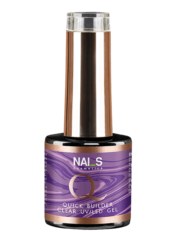 Quick Builder Clear — transparent base/gel.This base/gel is a unique product with the following uses:● base for gel polishes● BIO gel● nail sculpting● strengthening natural nails and smoothing the nail surface● quick, quality nail repair● nail prosthesis proceduresDoes not yellow or crack. Soak-off formula.Available in three consistencies:● Original — medium● Quick I — thin● Quick II — thickVolume: 8 ml (only the ORIGINAL formula); 15 ml, 100mlPolymerization time: LED — 30 sec, UV — 1 min...