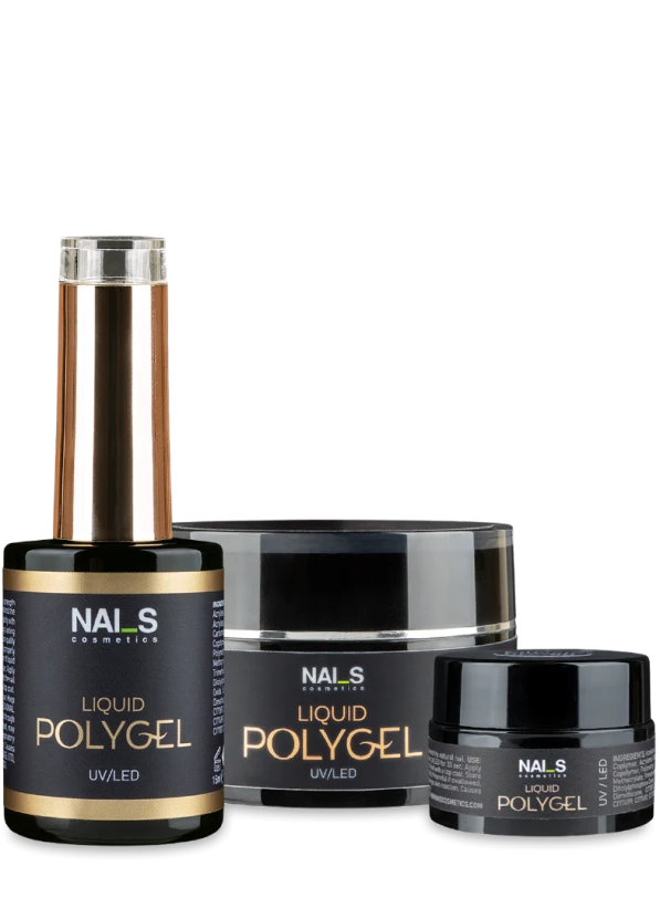 Что такое LIQUID POLYGEL и какие проблемы он решает?Сочетает прочность геля с лёгкостью и удобством работы с полигелем.Самовыравнивающаяся консистенция обеспечивает ровный и гладкий результат.Обеспечивает прочное и долговечное покрытие.Подходит для укрепления и удлинения ногтей.Отлично подходит для салонной работы – быстро и удобно в использовании.Средне-жидкая консистенция – легко контролируется и не растекается по ногтю.Обеспечивает хорошее сцепление и снижает риск отслоек.Формула без HEMA – б...