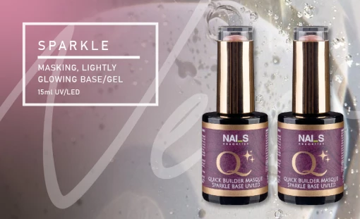 Quick Builder Masque SPARKLE  BASE UV/LED base/gel, 15ml